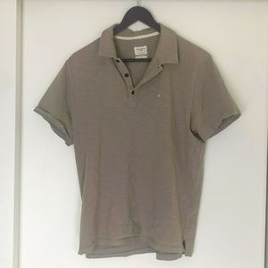 rag and bone large collard t shirt Olive Grey
